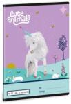 Ars Una Cute Animals: Unicorn A/5 2. osztályos 32 lapos vonalas füzet (53594488)