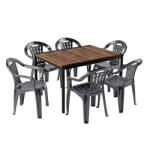 Keter Rowen 6+1 szett dió-grafit 260568_220594_6