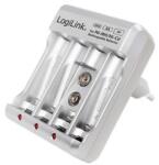 LOGILINK akkumulátortöltő Ni-MH/Ni-Cd AA/AAA/9V akkumulátorokhoz (LOGILINK_PA0168) (LOGILINK_PA0168)