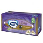 Zewa Softis papírzsebkendő 4 rétegű dobozos 80 db Levendula (7322540486513)