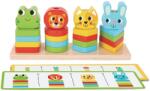 2Kids Toys Wooden Activity Toy Friends interaktív játék fából készült 18 m+ 27 db
