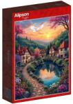 Alipson Puzzle 500 db-os puzzle - The Village by the Lake (50178) (50178)