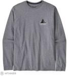 Patagonia Chouinard Crest Responsibili-Tee, kavicsos heather (M)