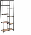 Signal Costa Modern Polcos Állvány Laminált Tölgy Fekete Geometrikus