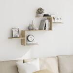 Bútor-market Sonoma tölgy színű szerelt fa fali polc 104 x 15 x 49 cm