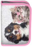 PASO Penar școlar Paso Studio Pets - Un compartiment cu 2 aripi (PEN-001/BW) Penar