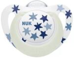 Nuk Suzetă luminoasă din silicon NUK - Star Night, 18 luni+, albastră (10739749)