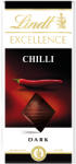 Lindt Excellence Csokoládé Dark Chili 100g (7610400070577)