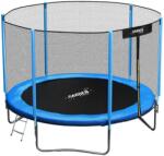GardenLine 2, 44 Méteres Trambulin Védőhálóval (Fekete-Kék Színben)