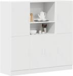 Bútor-market 3 részes fehér szerelt fa konyhai szekrénygarnitúrák