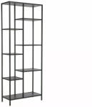 Signal Costa Modern Geometrikus Fekete Fém Könyvespolc