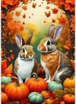 Alipson Puzzle 50126 - Autumn Bunnies - 500 db-os puzzle (50126)