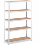 Intenso fém polc- 180 x 120 x 40 cm (5 polc)