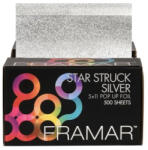Framar Star Struck Silver Set 500 Folii Pretăiate Embosate Pentru Șuvițe (FR13002)