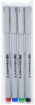  Rostirón, tűfilc permanent 0, 4mm, F tender, 4 klf. szín (9070049000) - cartridge