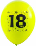 Globos Lufi, évszámos (18) 10 db/csomag/vegyes színekben