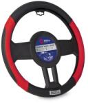 Sparco Kormányvédő, fekete-piros, Sparco, csúszásmentes rátéttel, 38 cm