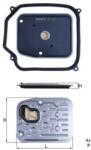 MAHLE Filtru hidraulic, cutie de viteze automata MAHLE HX 272D1 (HX 272D1)