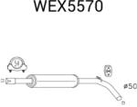QWP Toba esapamet intermediara QWP WEX5570 (WEX5570)