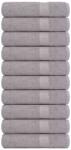 vidaXL Кърпи за душ FROGN 10 бр. Сиви 70x140 см 360 г/м2 (136835)