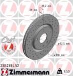 ZIMMERMANN Disc frana ZIMMERMANN 230.2384. 52 (230.2384.52)