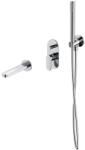 Cersanit Zen, podomietková vaňová súprava s ručnou sprchovou hlavicou, chrómová, S952-034 (S952-035)