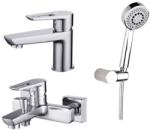 Cersanit Készlet kád és zuhany csaptelep Cersanit Mille S951-006, mosdócsaptelep Cersanit Mille S951-045, S951-022 (S952003)