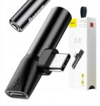 Baseus Audio adapter Baseus Usb-c Mini Jack 3.5mm Usb-c (fekete)