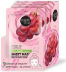  Organic Shop Feszesítő fátyolmaszk szőlővel és növényi kollagénnel - 25g