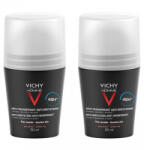 Vichy Deodorant pentru bărbați Roll-on Antiperspirant 48h Piele sensibilă 2x50ml