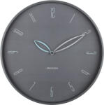Karlsson 6012GY ceas de perete design, gri, diametru 40 cm