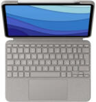 Logitech Combo Touch for iPad Pro billentyűzet és tok - Homokszínű - Angol UK (920-010172) (920-010172)