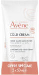Avène Cold Cream Crème Mains Concentrée 2x50ml