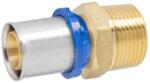 APE Racord presare drept 20 x 1/2", filet exterior, APE RACCORDERIE, alama, pentru tevi multistrat (ARL1003200)