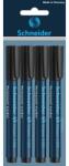 Schneider Maxx 130 Alkoholos filc, 4 db, Fekete