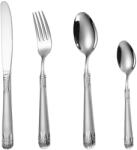 TRENDY S 16 db-os evőeszköz készlet, rozsdamentes acél, 4 személyes, TRENDY'S, króm (TCM-23C)