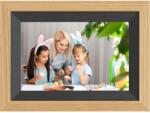 BRAUN DigiFrame 10B digitális fényképkeret Fekete, Fa 25, 6 cm (10.1") Érintőképernyő Wi-Fi (21265)