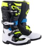 Alpinestars TECH 7 S Gyerekcsizma, fekete/ fehér/ fluo sárga/ kék, 2025, mérete 34 (M132-26-34)