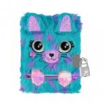 Starpak Cicás szőrmés kulcsos napló - A6/60 lap - flitterekkel (564706) (564706)