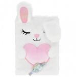 Starpak Nyuszis szőrmés napló - A5/80 lap - Rabbit Heart (564711) (564711)