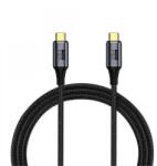 PremiumCord USB 4.0 Type C Összekötő Fekete 30cm ku4cr03 (ku4cr03)
