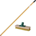 Depo YORK fa padlósúroló kefe lakkozott fa nyéllel