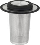 Bredemeijer Coaster XL Teaszűrő, rozsdamentes acél/szilikon, magasság: 112 mm, Ø: 107 mm