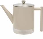 Bredemeijer Cylindre Teáskanna rozsdamentes acélból, dupla falú, Űrtartalom: 1, 20 liter, magasság: 179 mm, bézs