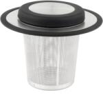 Bredemeijer Coaster Teaszűrő, rozsdamentes acél/szilikon, magasság: 84 mm, hossz: 101 mm