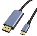 PremiumCord USB 3.1 Type C DisplayPort 1.4 Átalakító Fekete-Szürke 2m ku31dp09 (ku31dp09)