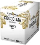FoodNess Ciocolata Calda FoodNess Alba White Plic 30 gr. , 15 plicuri/cutie