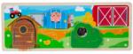 Bigjigs Toys Fermă de puzzle senzorială (DDBJ038)