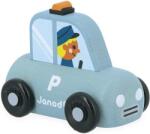 Janod Mașinuță de lemn Janod Cross Roads - Mașină de poliție (J05912)