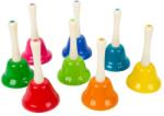 Legler Picior mic Set clopote pentru muzicieni mici 8 buc (DDLE11693) Instrument muzical de jucarie